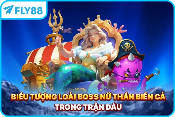 Biểu tượng loài boss Nữ Thần Biển Cả trong trận đấu