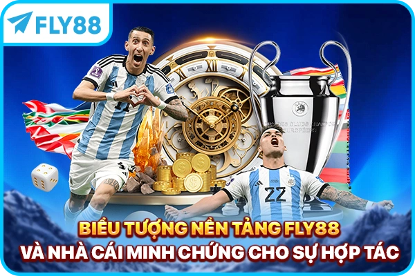 Biểu tượng nền tảng FLY88 và nhà cái minh chứng cho sự hợp tác