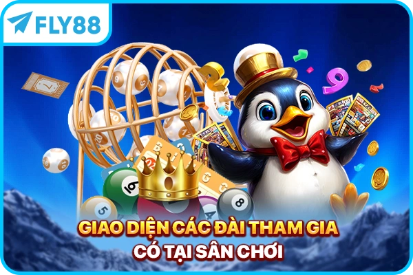 Giao diện các đài tham gia có tại sân chơi