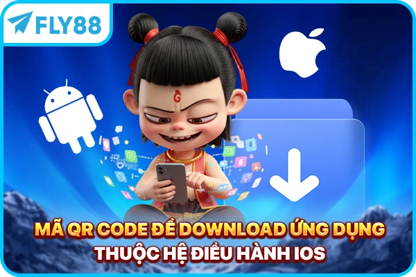 Mã QR Code để download ứng dụng thuộc hệ điều hành IOS