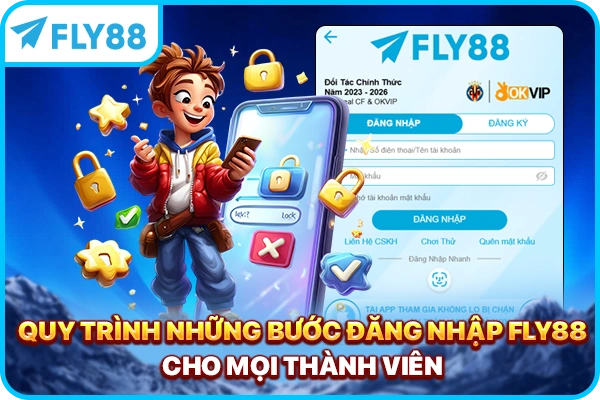 Quy trình những bước đăng nhập FLY88 cho mọi thành viên