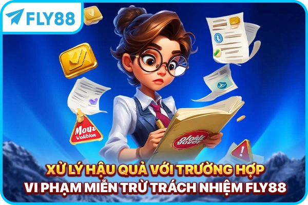 Xử lý hậu quả với trường hợp vi phạm miễn trừ trách nhiệm FLY88